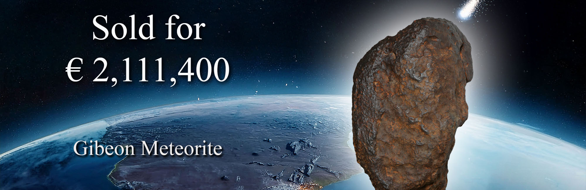 Gibeon Meteorite Sold for 2,111,400 euro